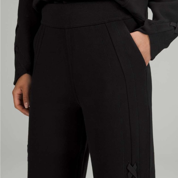 Lululemon Braided Detail High Rise Black Jogger - Picture 3 of 9